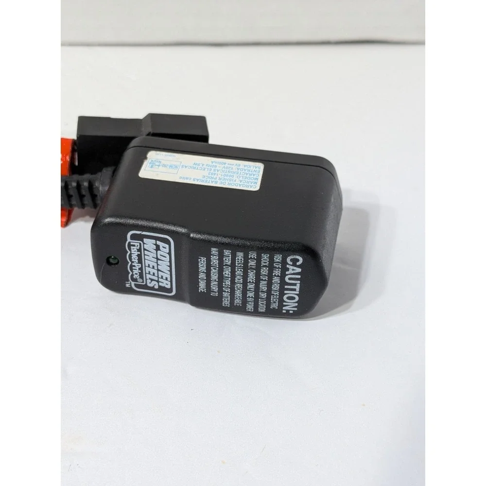 GENUINE FISHER-PRICE POWER WHEELS 6 volt BATTERY CHARGER 6v Model: 00801-1483
